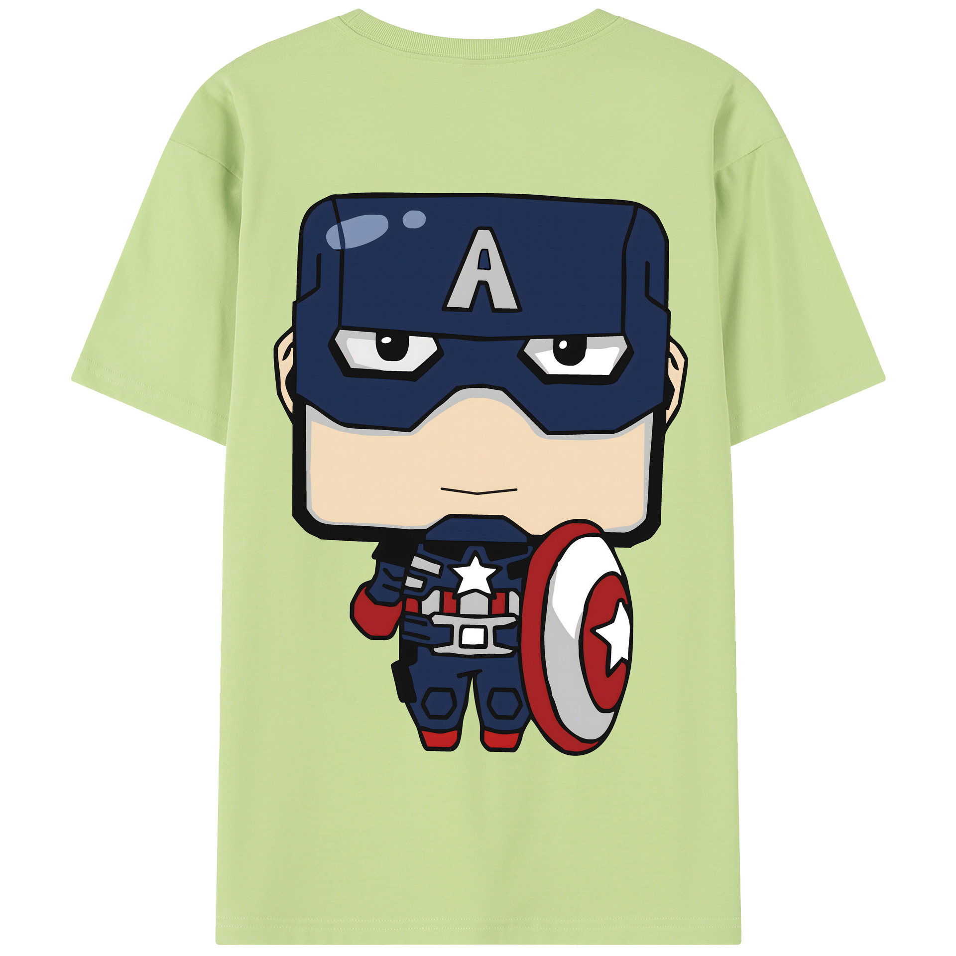 （画像用） アベンジャーズ The Avengers 綿100％半袖Tシャツ（背面プリント）
